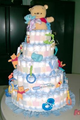 diaper cake shower